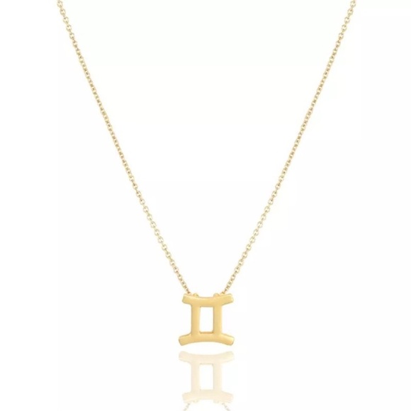 ✨ Gemini Zodiac Necklace – Gold Symbol Pendant (May 21 – June 20) - Picture 2 of 2